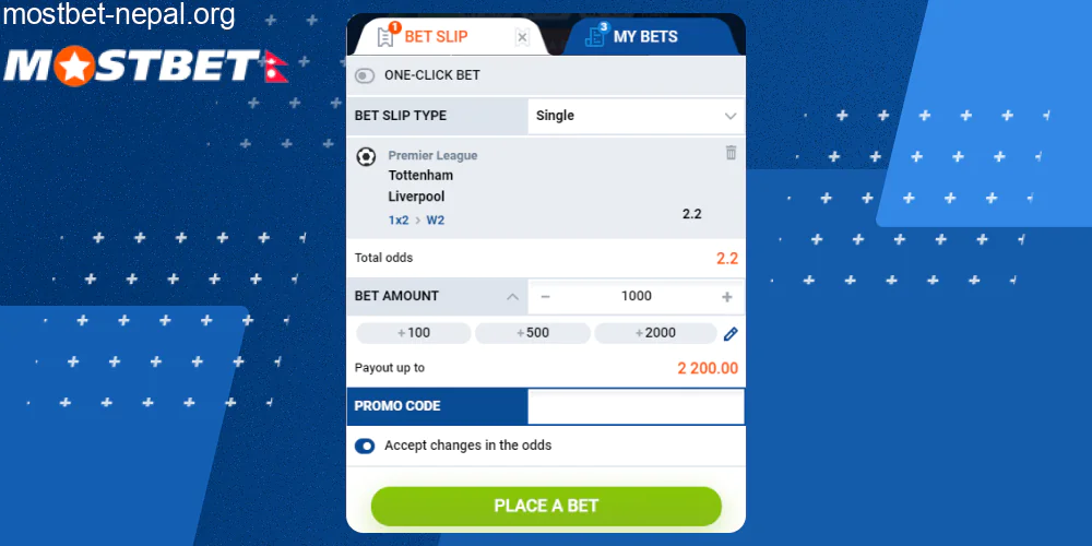 What types of sports betting are available at Mostbet?